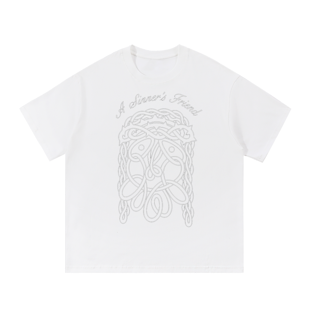 A Sinner's Friend, Black Essential Cotton T-Shirt